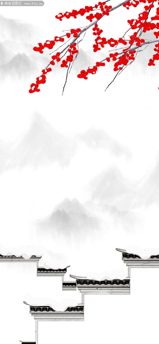 中国风山水背景素材