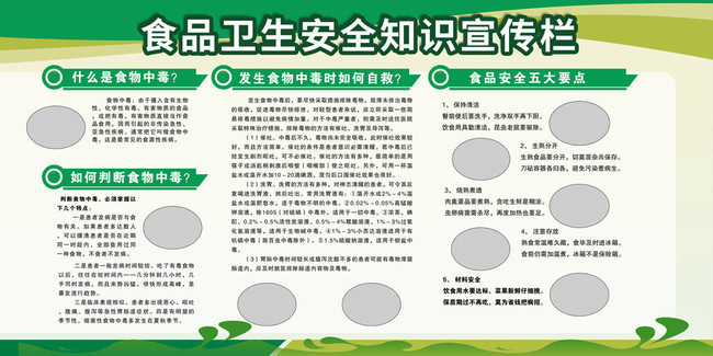 食品安全知识宣传栏图片