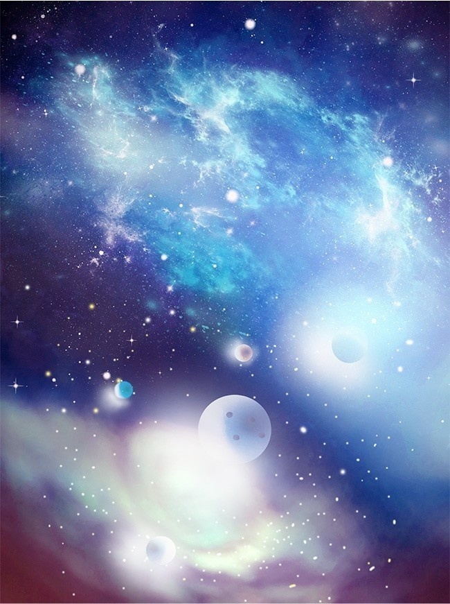 宇宙梦幻唯美背景图片