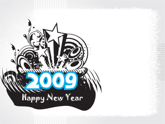 2009艺术字体及图案
