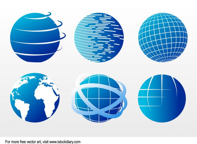 矢量艺术地球-矢量素材区 - 共享素材汇总-百图汇设计素材