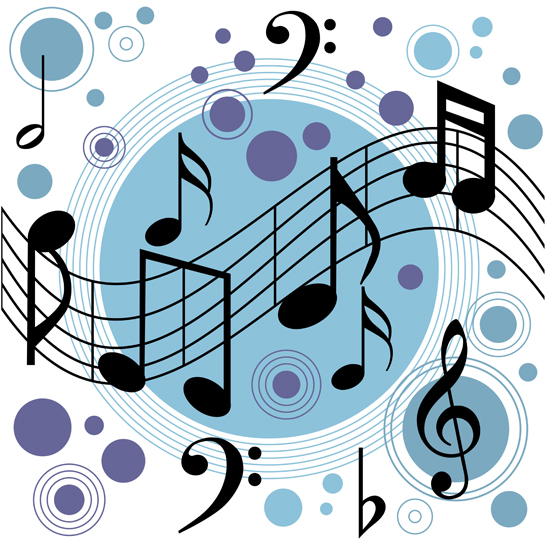 42款潮流音符旋律曲谱矢量合辑