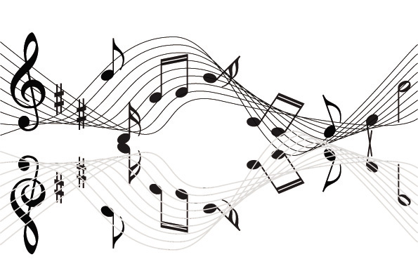 42款潮流音符旋律曲谱矢量合辑-矢量素材-百图汇设计素材