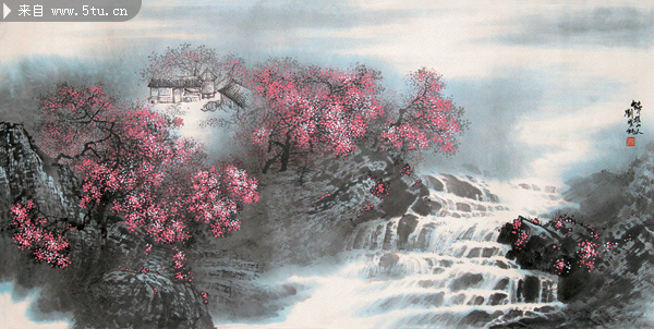 高清横幅山水画