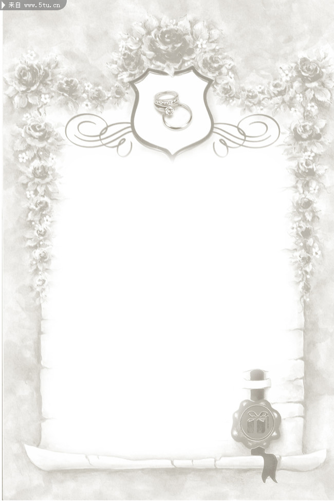7款淡雅欧式风格婚纱模板 - psd分层素材 - 百图汇-设计百家,以图汇友