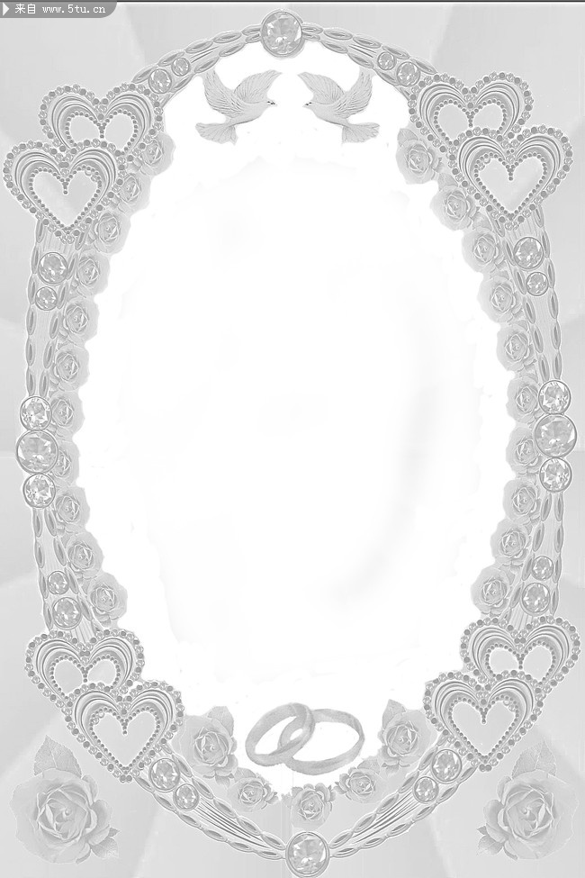 7款淡雅欧式风格婚纱模板 - psd分层素材 - 百图汇-设计百家,以图汇友