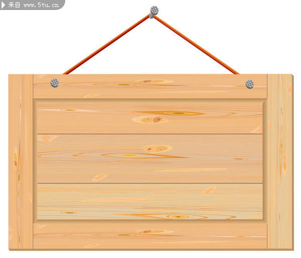 木板告示板矢量-矢量素材-百图汇设计素材