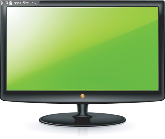 笔记本电脑与液晶显示器矢量素材