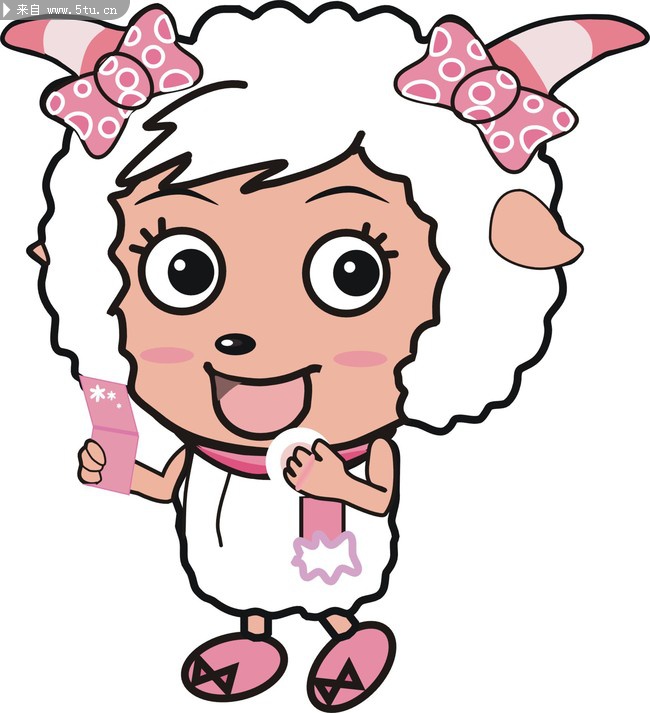 美洋洋卡通图