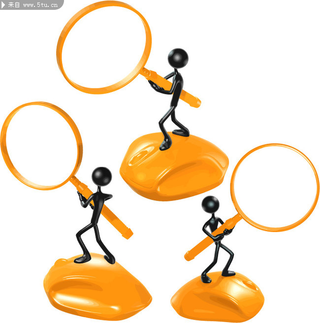 3d小人矢量素材2