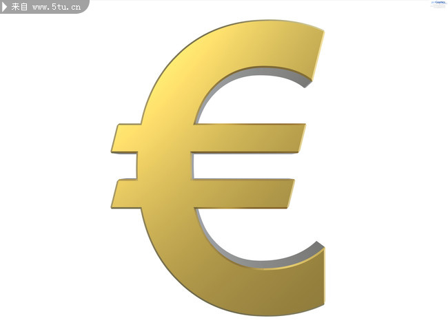 很清晰的美元,欧元符号