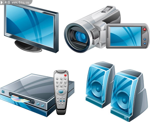 高质感数码产品矢量素材