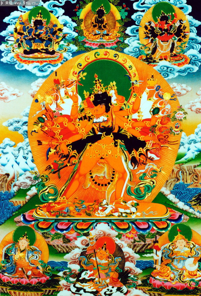 时轮金刚唐卡(高清摄影十分难得不看后悔)
