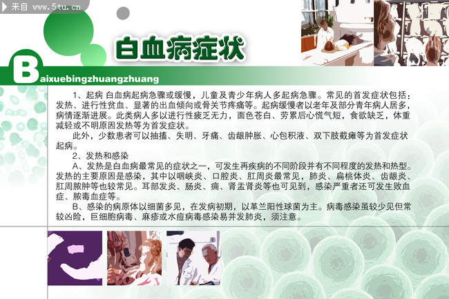 白血病症知识展板宣传栏