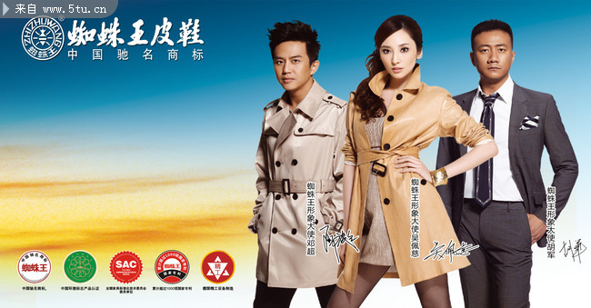 蜘蛛王皮鞋形象广告