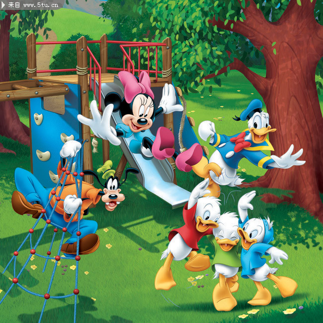 迪斯尼乐园插画