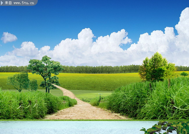 美景psd分层素材