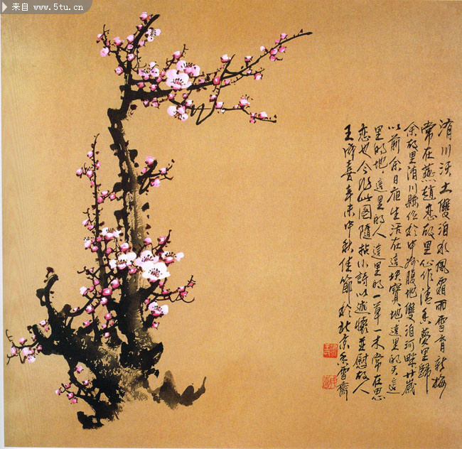 中国画-梅花图片
