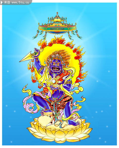 西方极乐世界众圣接引图-高清图片-百图汇设计素材