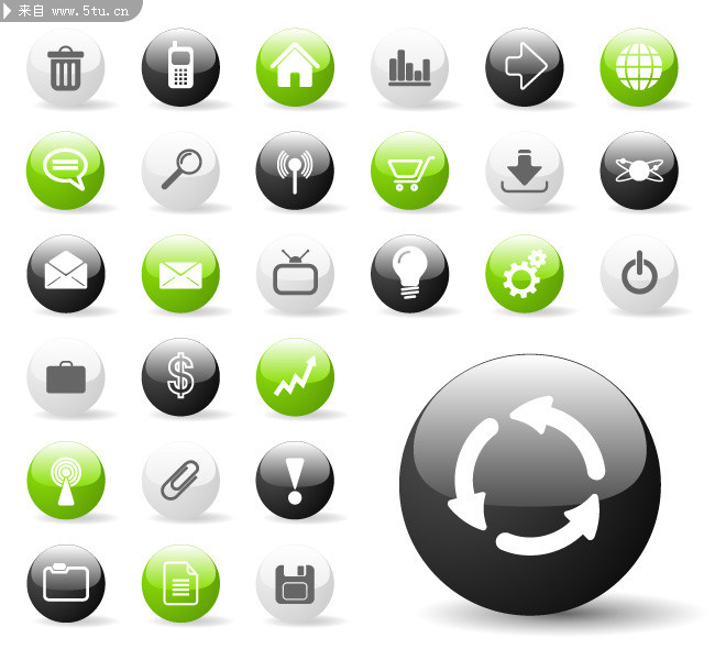 网页设计元素 图标