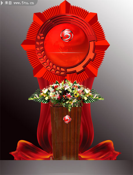 颁奖台图片psd素材