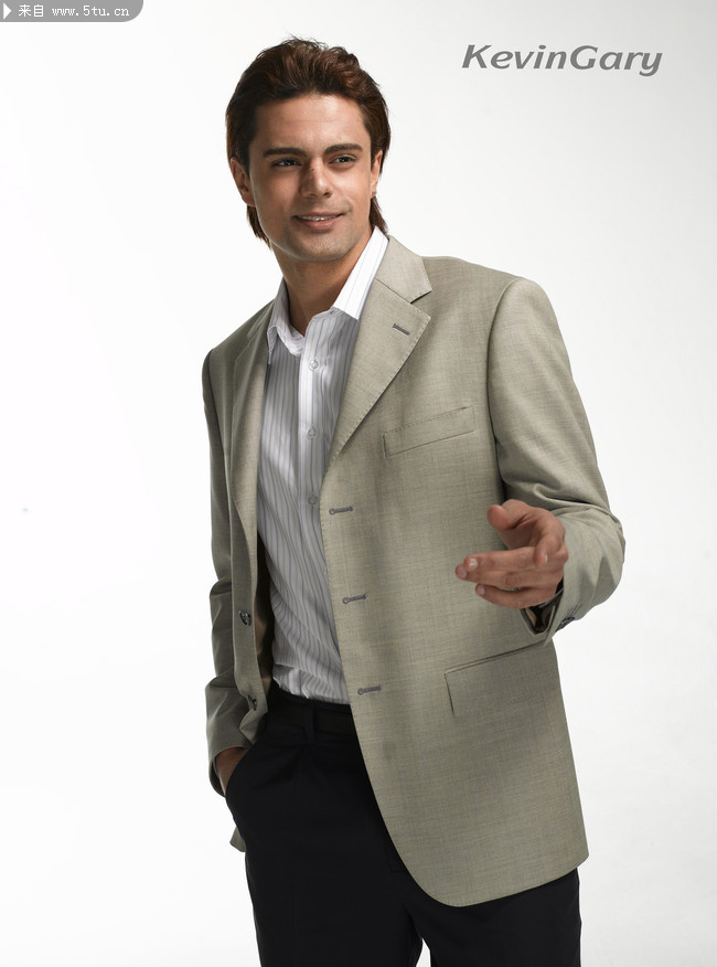 欧美西服男性模特素材