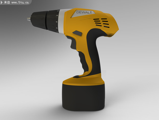 手电钻建模