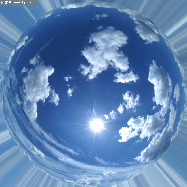 圆形天空抽象图片素材