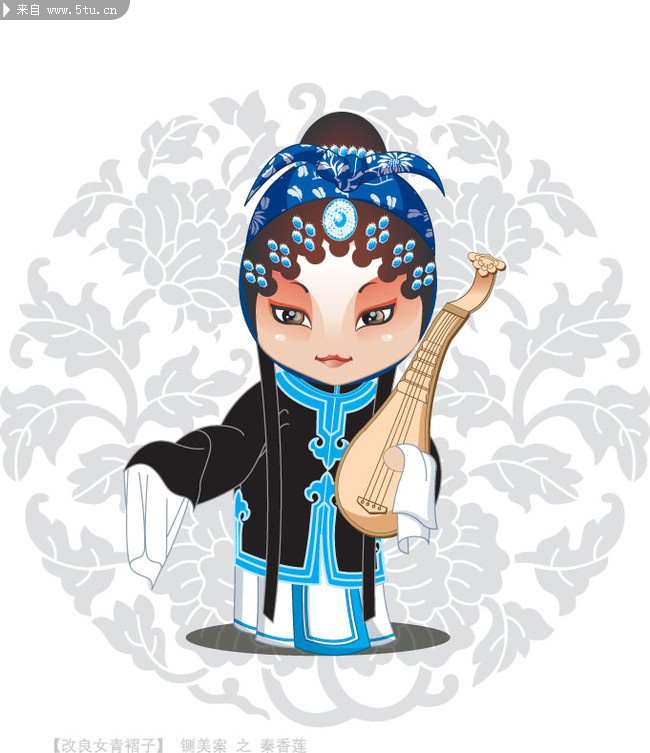 戏剧人物矢量图