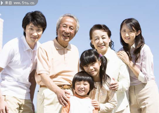 幸福一家人图片素材