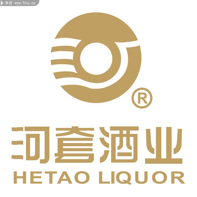 河套酒业标志矢量图