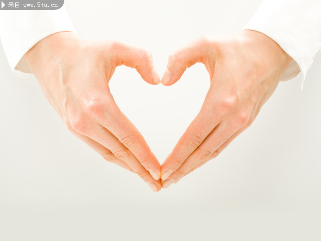 爱心手和手