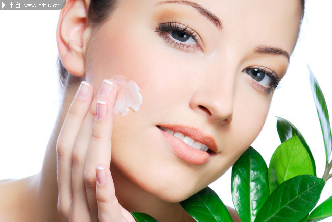 美女护肤品广告图片素材