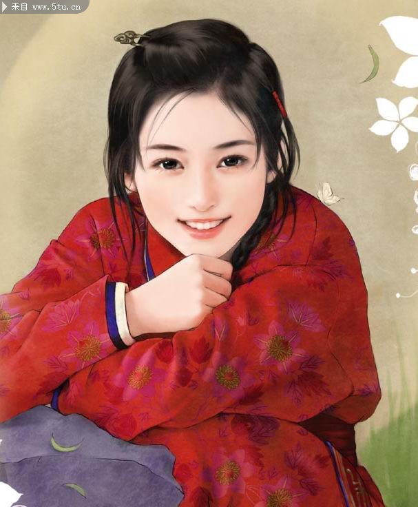 古代手绘美女