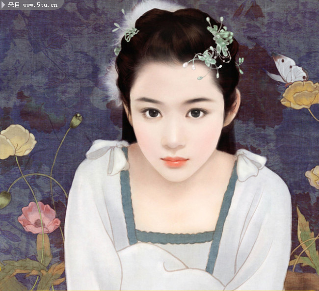 古代手绘美女