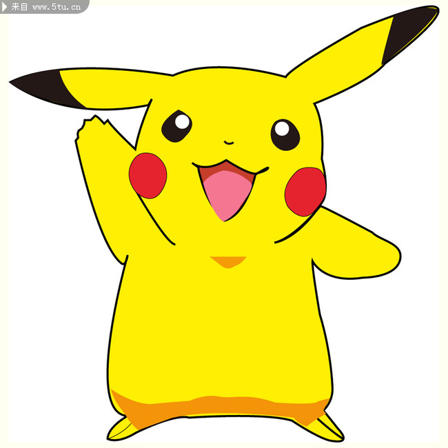 卡通画皮卡丘