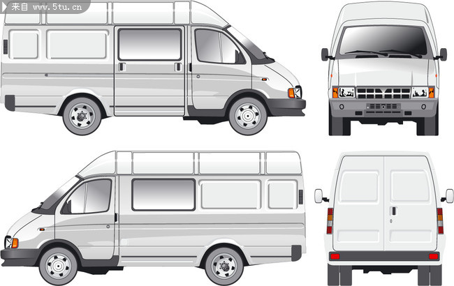 商务车矢量素材