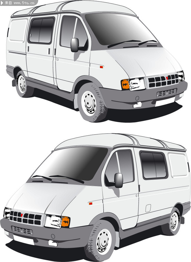 商务车矢量素材