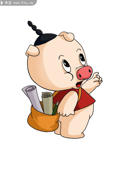 卡通猪宝宝图片素材