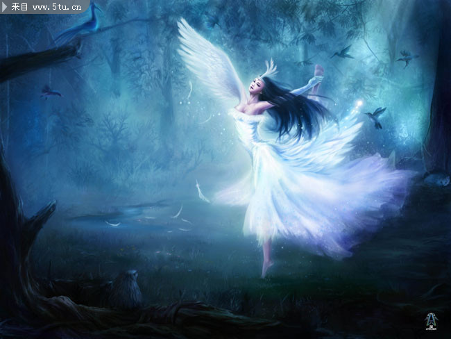 舞蹈精灵动漫设计图片素材