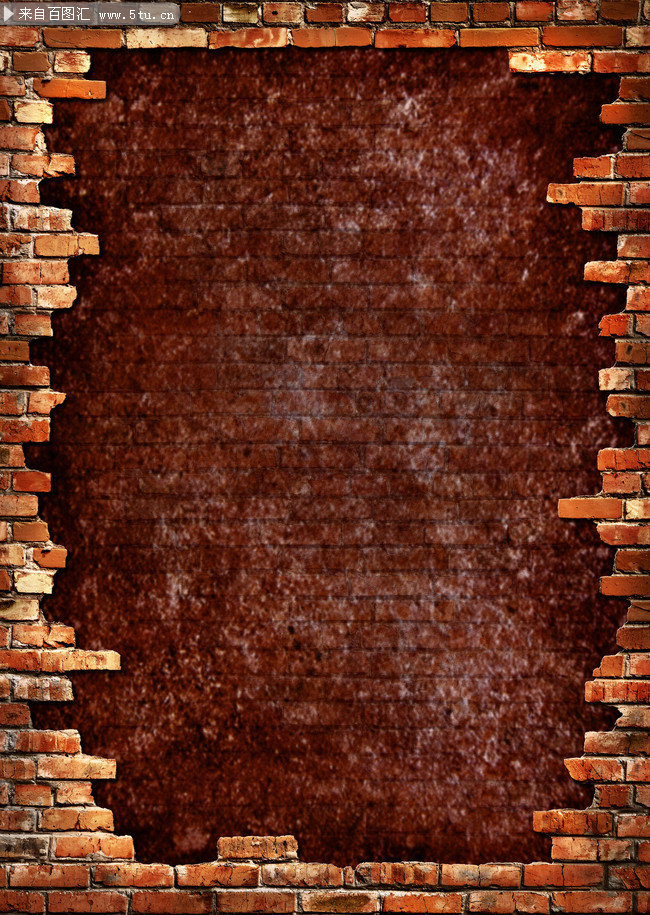 砖墙边框背景高清图片素材