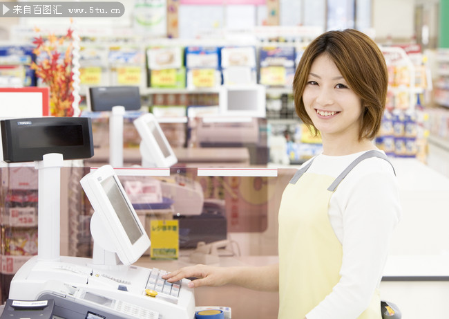 超市收银员图片服务人员大图