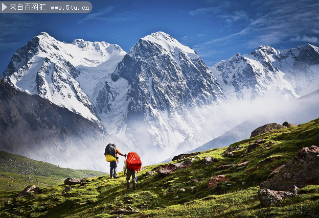 户外登山旅游摄影图片
