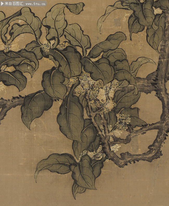 清-沈铨《桂鹤图》