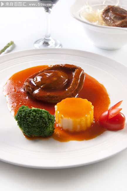 鲜汁鲍鱼高档美食图片素材