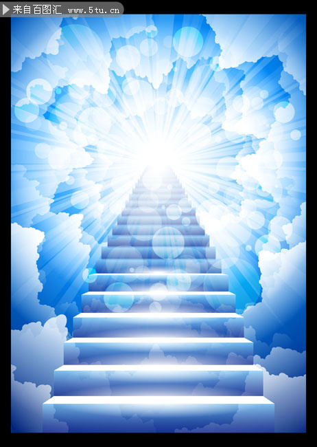创意天梯图片矢量素材